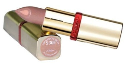 L'OREAL Colour Riche Anti-Ageing Serum Lipstick, S305 Enlightening Beige - ADDROS.COM